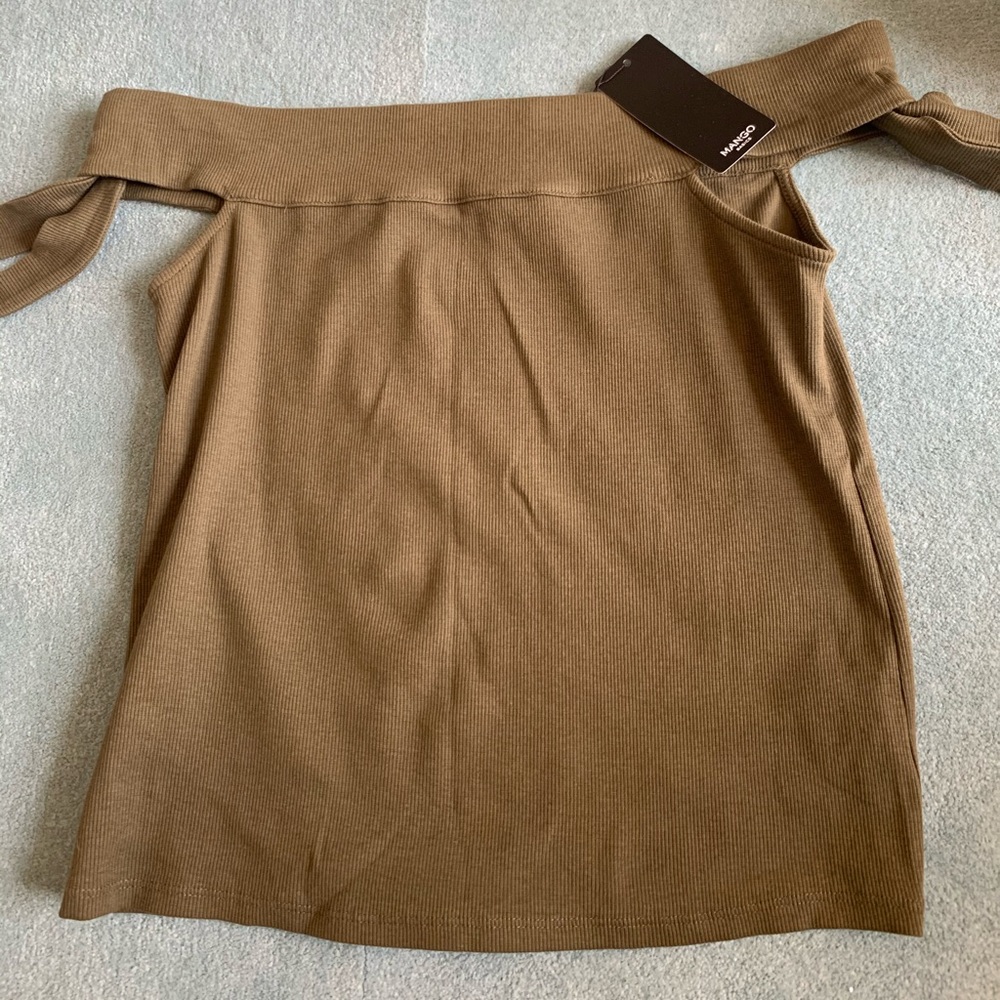 Mango off the shoulder top